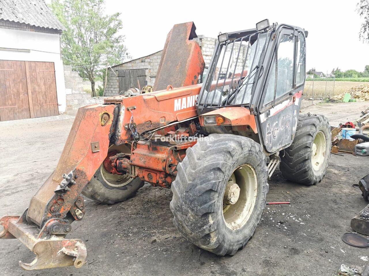 pot d'échappement drgań Manitou MLT 725 pour chariot télescopique